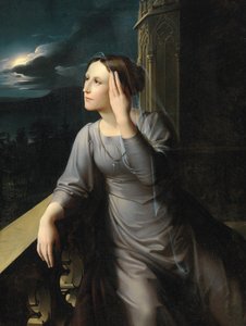 Ser i det fjerne, første kvartal av 1800-tallet.. av Karl Wilhelm Wach