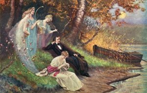 Schumann og musene hans av Karl or Carl the Younger Schweninger