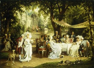 Hagefesten, av Karl or Carl the Younger Schweninger