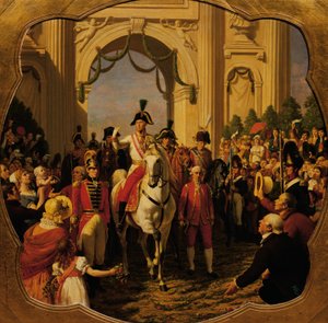 Inntreden av keiser Franz I (II) av Østerrike i Wien i 1814 av Karl von Blaas