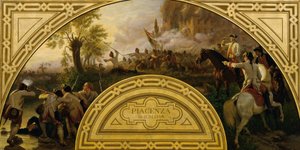 Slaget ved Piacenza 1746 av Karl von Blaas