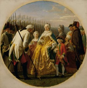 Utkastet ved Solenau i 1749 av Karl von Blaas