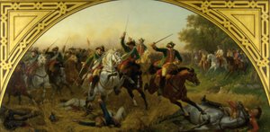 Slaget ved Kolin 1757 av Karl von Blaas