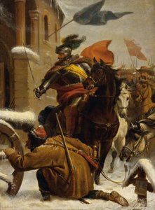 Johann de Werths raid nær Tuttlingen i 1643 av Karl von Blaas