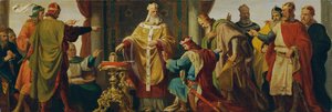 Leopold den hellige avviser keiserkronen av Karl von Blaas