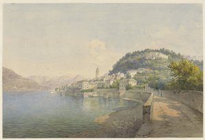 Bellagio ved Comosjøen av Karoly Lajos Libay