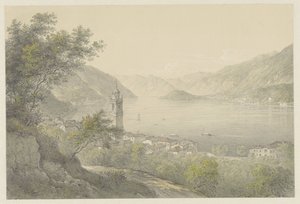 Bellagio, ved Comosjøen av Karoly Lajos Libay