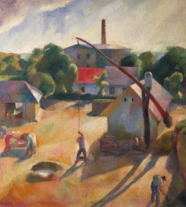 En bondelandsby av Karoly Patko