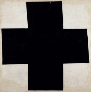 Svart kors Croix noire, 1915. av Kazimir Severinovich Malevich