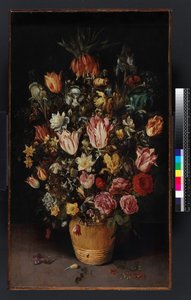 Tube med blomster, 1614
