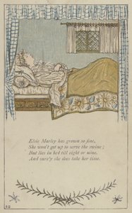 Elsie Marley har blitt så fin (farge litho)
