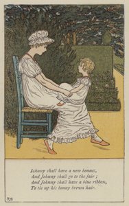 Johnny skal ha nytt panser (farge litho) av Kate (after) Greenaway