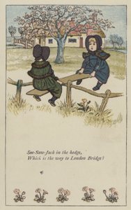 See-saw-Jack i hekken (farge litho)