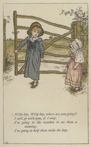 Willy-gutt, Willy-gutt, hvor skal du (farge litho)