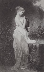 Psyche and Vase (gravering) av Kate Gray