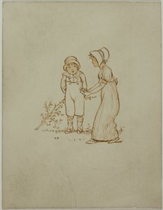 Lille gutt og jente av Kate Greenaway