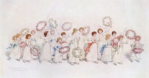 "Mange glade returer for dagen" av Kate Greenaway av Kate Greenaway