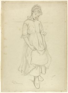Stående jente av Kate Greenaway