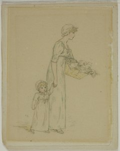 Kvinne med barn av Kate Greenaway