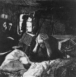Need, 1897 av Käthe Kollwitz