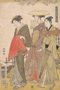 Skjønnheten i den flytende verden, 1780-1795. av Katsukawa Shuncho