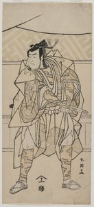 Monnosuke Ichikawa, jeg er en samurai, 1791. av Katsukawa Shunei