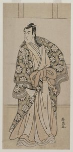 Ichikawa Monnosuke II som en herre av Katsukawa Shunkō II