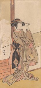 Gratulerer versjon hvit doktor V, ? 1775. av Katsukawa Shunko