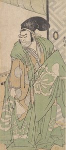Primul Nakamura Nakazo în rolul lui Ko no Moronao, iunie 1786. norvegian av Katsukawa Shunko