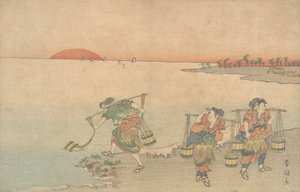 Three Water Carriers at the Shore, slutten av 1700-tallet.