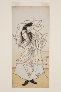 Akter Ichikao Dangar? VS Tomomori (svart treblokktrykk) av Katsukawa Shunsho