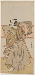 Ichimura Uzaemon IX som Soga no Juro av Katsukawa Shunsho