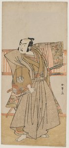 Ichimura Uzaemon IX som Soga no Juro, midten av 1770-tallet. av Katsukawa Shunsho
