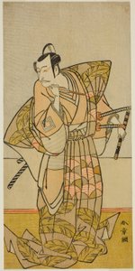 Skuespilleren Ichikawa Danjuro V som Chichibu no Shigetada av Katsukawa Shunsho