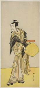 Skuespilleren Ichikawa Danjuro V som Kakogawa Honzo, fra stykket "Kanadehon Chushin Nagori no Kura," fremførte på Nakamura Theatre i den niende måneden, 1780 av Katsukawa Shunsho