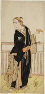 Skuespilleren Ichikawa Yaozo III som Oboshi Yuranosuke i stykket Kanadehon Chushingura, fremført på Nakamura Theatre i den femte måneden, 1786 av Katsukawa Shunsho