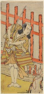 Skuespilleren Ichikawa Yaozo_ i Character, sent på 1700-tallet av Katsukawa Shunsho