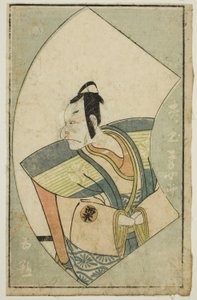 Skuespilleren Matsumoto Koshiro II, fra "A Picture Book of Stage Fans (Ehon butai ogi)" av Katsukawa Shunsho