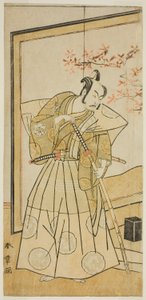 Den første snøens verden, perforert ved Morita, 1773 av Katsukawa Shunsho