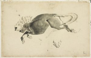 Running Horse, ca. 1815-1849 (blekk på papir)