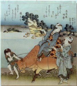 Utsikt over Koshigoe fra Shichirigahama av Katsushika Hokusai
