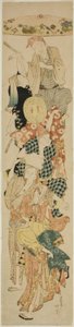 Bon Festival Dans av Katsushika Hokusai