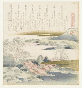 Brokadeskall Nishikigoi (tittel på objekt) En sammenligning av Genroku-dikt og skjell (serietittel) Genroku kasen kaiawase (serietittel på objekt) av Katsushika Hokusai
