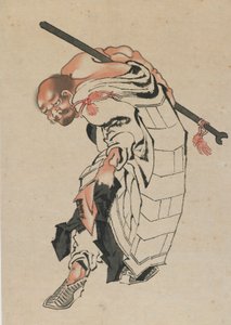 Buddhistisk skikkelse, sent på 1700-tallet - begynnelsen av 1800-tallet. av Katsushika Hokusai