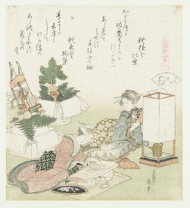 Takskall Itayagai (tittel på objekt) En sammenligning av Genroku-dikt og skjell (serietittel) Genroku kasen kaiawase (serietittel på objekt) av Katsushika Hokusai