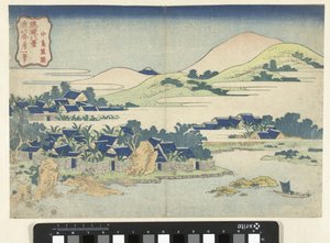 Bananhagen i Chuto Chuto-sko (tittel på objekt) Åtte utsikt over Ryukyu-øyene (serietittel) Ryukyu hakkei (serietittel på objekt) av Katsushika Hokusai