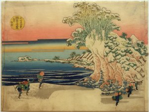 Sodegaura kyststripen i Sagami-provinsen av Katsushika Hokusai
