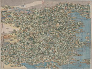 Kjente steder i Kina av Katsushika Hokusai
