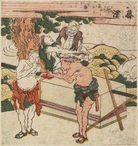Fujisawa, ca. 1804 av Katsushika Hokusai