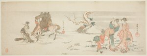 Å samle urter av Katsushika Hokusai